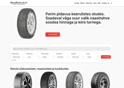 HeadRehvid.ee - Suur valik suverehve ja talverehve leiad Head Rehvid veebipoest. Tasuta tarne koju või rehvipunkti. Rehvide müük: suverehvid, talverehvid, mudarehvid.