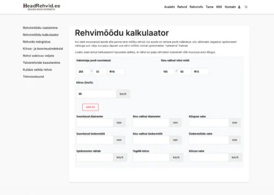 HeadRehvid.ee - Suur valik suverehve ja talverehve leiad Head Rehvid veebipoest. Tasuta tarne koju või rehvipunkti. Rehvide müük: suverehvid, talverehvid, mudarehvid.