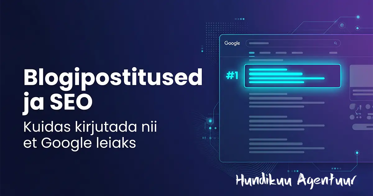 SEO-ga kirjutamine ei tähenda märksõnade topimist. Selgitame struktuuri, pealkirju, siselinke ja mida Google päriselt hindab.