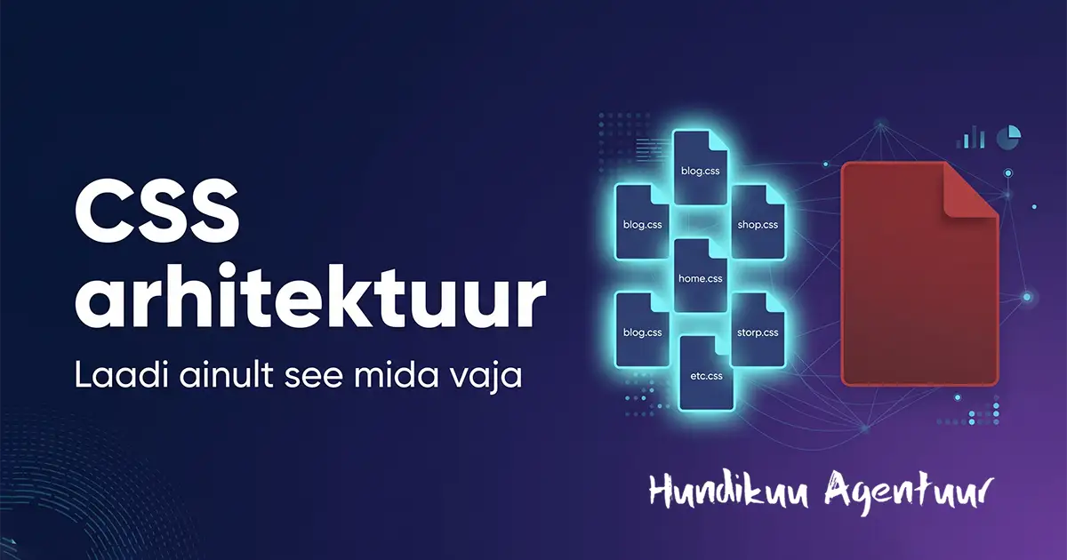 Modulaarne CSS laadimine wp_enqueue_style() tingimusfunktsioonidega vähendab CSS koormust 94-96%. Hundikuu.ee: 500KB-lt 18KB-le. Koodinäited kaasas.