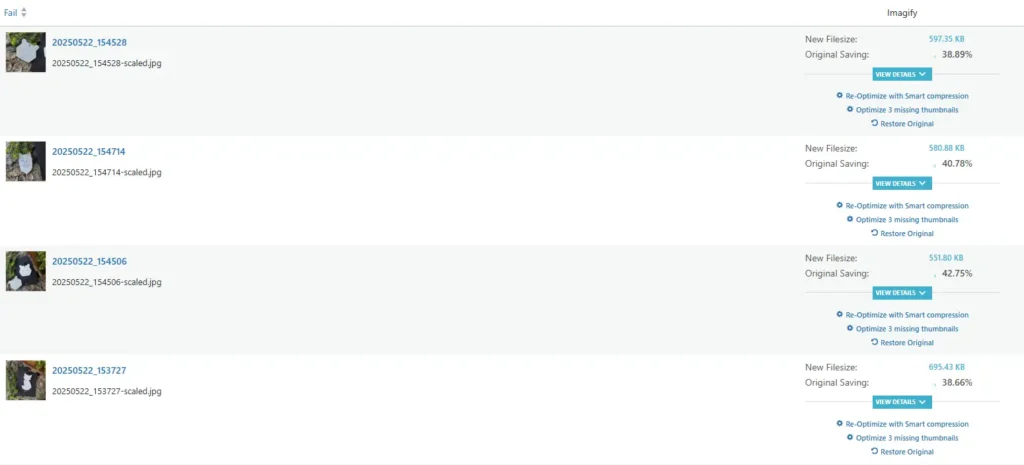 Imagify plugin WordPress platvormile. Optimeeri automaatselt pildifailid ning vähendage nende mahtu.
