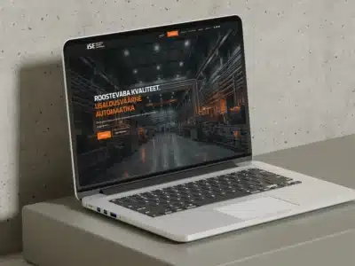 Kodulehtede ja veebipoodide tegemine. Hundikuu Agentuur loodud veebileht isengineering.eu näitel.