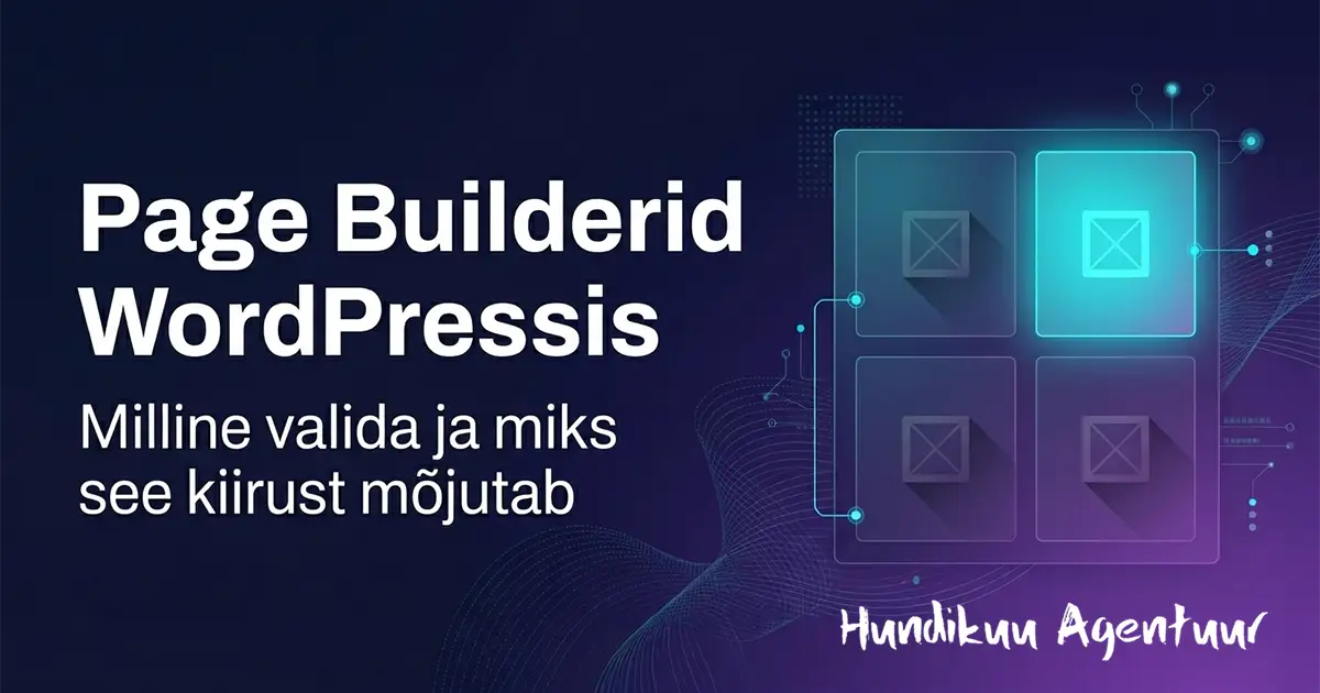 Divi, Elementor, WPBakery või Gutenberg? Võrdleme ausalt – CSS koormus, jõudlus, millal kumb sobib ja miks teemavalik on alus kõigele muule.